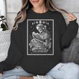 The Bookworm Book Reader Reading Tarot Card Witchy Moon Unisex Sweatshirt
