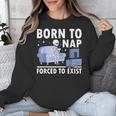 Born To Nap Forced To Exist Lazy Skeleton Couch Introverts Unisex Sweatshirt Born To Nap Forced To Exist Lazy Skeleton Couch Introverts Unisex Sweatshirt