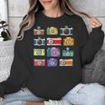 Camera Hand Drawn Old Nostalgia Retro Lens Styles Unisex Sweatshirt