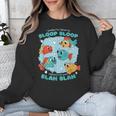 Cartoon Sarcasm Anti-Social Nihilism Introvert Fish Unisex Sweatshirt