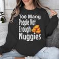 Chicken Nugget Saying Introvert Nuggie Foodie Food Unisex Sweatshirt Chicken Nugget Saying Introvert Nuggie Foodie Food Unisex Sweatshirt
