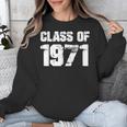 Class Of 1971 High School College Graduation Reunion T-Shirt Unisex Sweatshirt