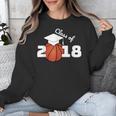 Class Of 2018 Basketball Senior Graduation Shirt Grad Unisex Sweatshirt