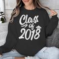 Class Of 2018 Graduation Cap Trendy Cute Unisex Sweatshirt