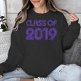 Class Of 2019 High School Graduation Purple Senior Unisex Sweatshirt
