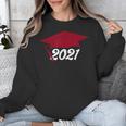 Class Of 2021 Burgundy Regalia Graduation Unisex Sweatshirt