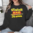 Class Of 2022 Senior 2000s Animated Movie Style Graduation Unisex Sweatshirt
