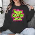 Class Of 2025 Senior Fresh 90s TV Style Retro Graduation Unisex Sweatshirt