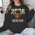 Class Of 2026 Highland Cow Senior Graduation School Pride Unisex Sweatshirt