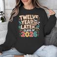 Class Of 2026 Senior Twelve Years Later Sloth Graduation Unisex Sweatshirt