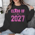 Class Of 2027 Pink Girls Shirt Graduation Unisex Sweatshirt