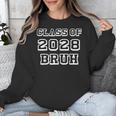 Class Of 2028 Bruh Graduation School Leavers Students Unisex Sweatshirt