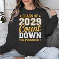 Class Of 2029 Count Down Fun First Day 8th Grade Graduation Unisex Sweatshirt