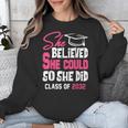 Class Of 2032 She Believed She Could Kids Graduation T-Shirt Unisex Sweatshirt