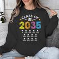 Class Of 2035 Grow With Me Checklist Graduation Unisex Sweatshirt