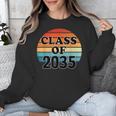Class Of 2035 Senior Graduate Retro Graduation Unisex Sweatshirt