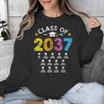 Class Of 2037 Grow With Me Checklist Graduation Unisex Sweatshirt