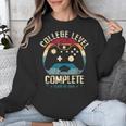College Level Complete Class Of 2026 Gamer Graduation Grad Unisex Sweatshirt