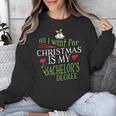 College Student Christmas Bachelors Degree Graduation Unisex Sweatshirt