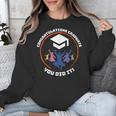 Congratulations Graduate You Did It Class Of 2024 Graduation Unisex Sweatshirt