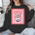 Cool Fun Cute Party Introvert Cat Character Unisex Sweatshirt Cool Fun Cute Party Introvert Cat Character Unisex Sweatshirt