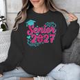 Coquette Pink Bow Senior 2027 Class Of Graduation Unisex Sweatshirt