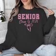 Coquette Senior 2026 Class Of 2026 Pink Bow Graduation 2026 Unisex Sweatshirt