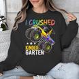 I Crushed Kindergarten Monster Truck Graduation Boys Small Unisex Sweatshirt