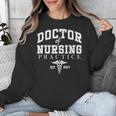 Cute DNP Nurse Live Loves Heal Graduation Appreciation Unisex Sweatshirt