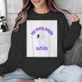 Cute Puppy With a Quote For Introverts Unisex Sweatshirt
