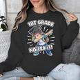 Dabbing Graduation Boy 1st Grade Class Of 2021 Nailed It Unisex Sweatshirt