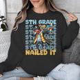 Dabbing Graduation Boy 5th Grade Nailed It Class Of 2025 Unisex Sweatshirt