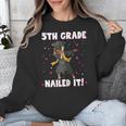 Dabbing Graduation Class Of 2025 Girls 5th Grade Nailed It Unisex Sweatshirt