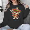 Dabbing Mexican Pizza Dance Food Lover Graduation Unisex Sweatshirt