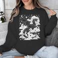 Dark Academia Fantasy Dragon Book Lover Bookish Goblincore Unisex Sweatshirt