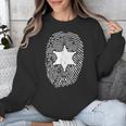 Deputy Sheriff DNA Sheriff Graduation 6 Star Badge Unisex Sweatshirt