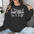 Dog Lover Introvert Sarcasm For Women Men Kids Unisex Sweatshirt