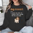 Dog-Trovert Shih Tzu Humor Definition Introvert Unisex Sweatshirt Dog-Trovert Shih Tzu Humor Definition Introvert Unisex Sweatshirt