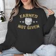 Earned Not Given Police Academy Graduation Police Officer Unisex Sweatshirt