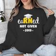 Earned Not Given Shirt RN Nurses Graduation 2019 Her Unisex Sweatshirt