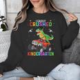 I Easily Crushed Kindergarten Graduation 2022 Truck Dinosaur Unisex Sweatshirt