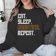 Eat Sleep Robotics Repeat Shirt Graduation Unisex Sweatshirt