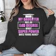 EdD Doctor Of Education Daughter Power Doctorate Graduation Unisex Sweatshirt
