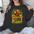 Educated Women Girls Reading Book Black History Month Unisex Sweatshirt