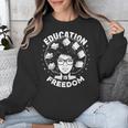 Education Is Freedom History Books African Pride Women Unisex Sweatshirt