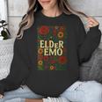 Elder Emo Floral Gothic Vintage Nostalgia Unisex Sweatshirt Elder Emo Floral Gothic Vintage Nostalgia Unisex Sweatshirt