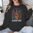 Elder Emo Nostalgia Skeleton Hand Unisex Sweatshirt Elder Emo Nostalgia Skeleton Hand Unisex Sweatshirt