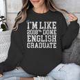 English Major Graduation Shirt I'm Like 2018 Done Unisex Sweatshirt