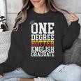 English Major Shirt Now Hotter By One Degree Graduation Unisex Sweatshirt