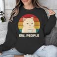 Ew People Introvert Cat Lover Crazy Colorful Cat Lady Unisex Sweatshirt Ew People Introvert Cat Lover Crazy Colorful Cat Lady Unisex Sweatshirt